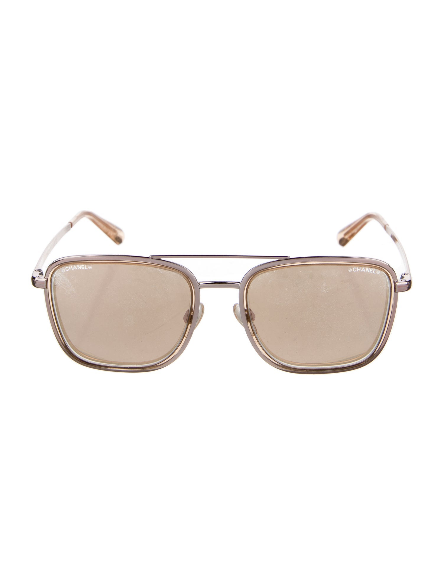 Chanel Aviator Mirrored Sunglasses